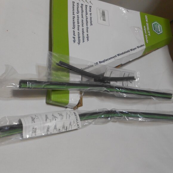 NEW OEM 3 PACK QUALITY WIPER BLADES ALL SEASON 4", 12", 19", EASY TO INSTALL 🚗 - Picture 4 of 9